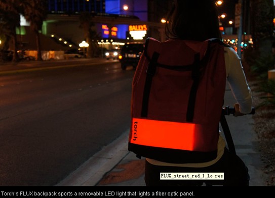 LED Backpack Keeps You Safe at Night