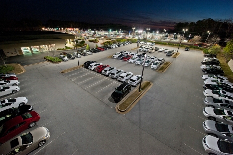 Outdoor GE Evolve LED Lights Drive $49,000 Energy Savings for Atlanta Lexus Dealer
