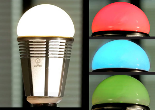 Lumen Color Changing LED Light Bulb Goes with Bluetooth, Not Wi-Fi