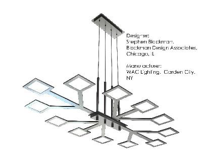 Wac Lighting Introduces OLED Technology-Based High-Tech Chandelier