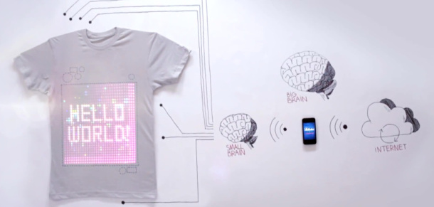 Internet-Connected LED T-Shirt Lets You Flash The World