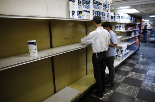 Venezuelans Scrambling to Stock up on Toilet Paper