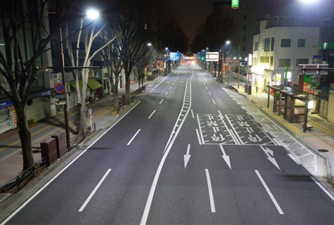 Kingsun LED Street Lighting Project Lights up in Gunma, Japan