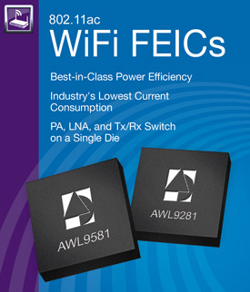 First 802.11ac 4x4 Reference Design Specifies Anadigics’ Wifi Feics