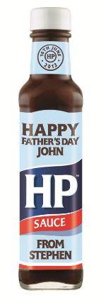 Hp Sauce Personalises Bottles for Father's Day_1