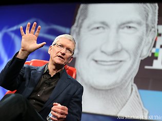 Apple Chief Tim Cook Touts The Iwatch, But Doubts Google Glass