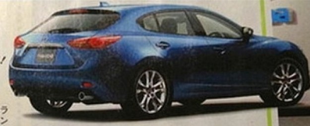 Mazda 3: Leaked Images Appear in Japanese Magazine_1