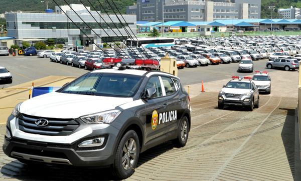 Hyundai to Deliver 800 Santa Fe Police Cars to Peruvian Government_1