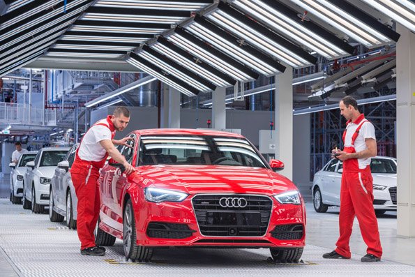 Audi Opens New Eur900m Vehicle Production Plant in Hungary