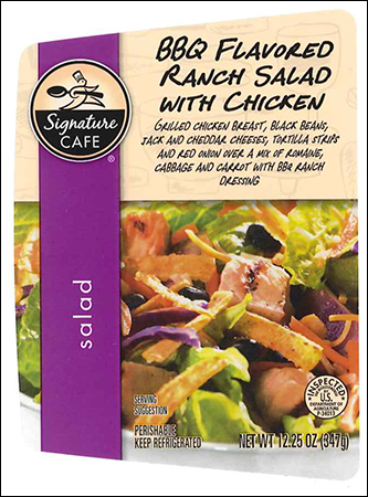 Taylor Farms Pacific Recalls BBQ Flavored Ranch Salad with Chicken in Us