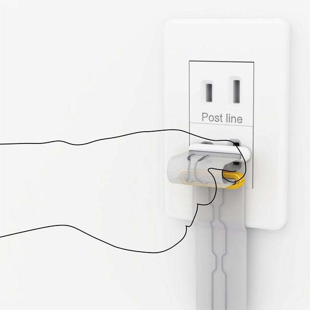 Trip No More: Flat Rolls of See-Through Extension Cords_2