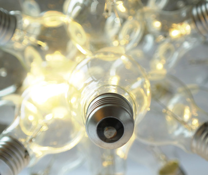 J. P. Meulendijk's 50 Year Light Bulb Chandelier_1