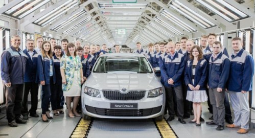 Skoda Starts Production of New Octavia in Russia