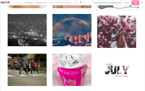 We Heart It Quietly Amasses a Following, Sneaks up on Pinterest