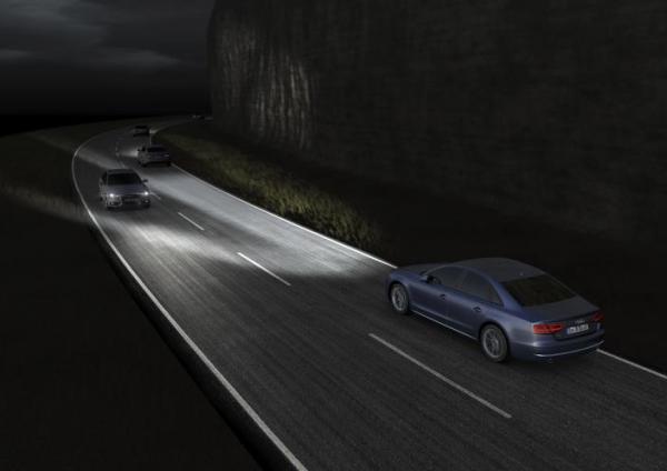 Audi Boosts Headlamp Functionality with LEDs and Intelligent Control