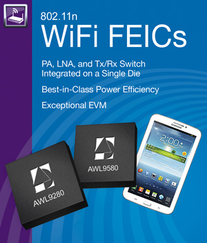 Samsung Selects Anadigics' WiFi Front-End ICS for Galaxy Tab 3 Family