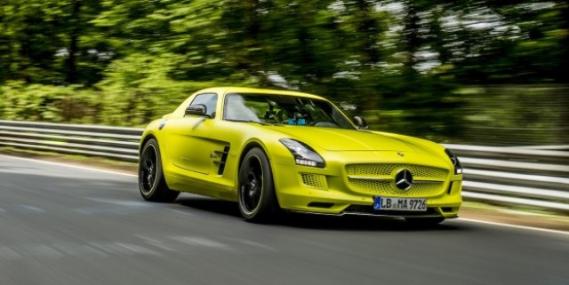 Mercedes-Benz SLS AMG Electric Drive Breaks Nurburgring EV Record