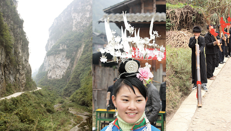 Sipping to Music, Dance and Bull Fights in Miao Village Folk Culture_3