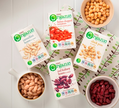 Tesco Opts for Heat-Resistant Sig Combibloc Packs for Organic Beans and Pulses Range_1