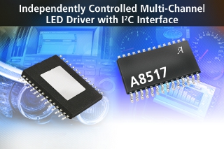 Allegro Microsystems Releases New Programmable Multi-Output LED Automotive Driver