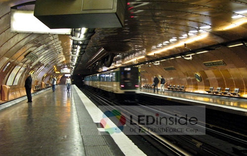 Paris Metro to Be The First Transport Network to Use LED 100 Percent