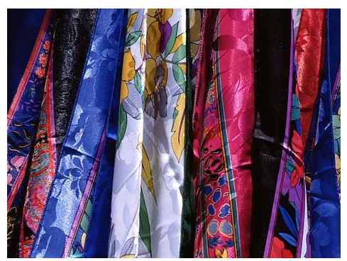 Rainbow - Colored and Feathered - Costume Dance - 14 Varieties of Silk_1