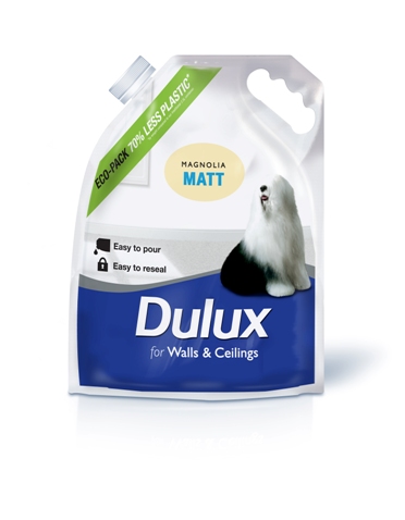 Dulux Trials Flexible Paint Pouches in Homebase Stores