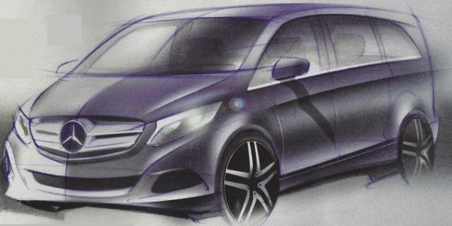 Mercedes-Benz Viano Design Sketches Leaked