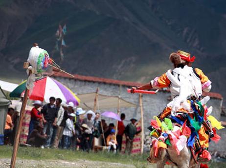 The Ongkor Festival Comes as Highland Barley Turns Ripe in Tibet_3