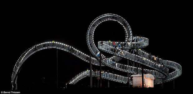 The 721 Foot Long Light Roller Coaster