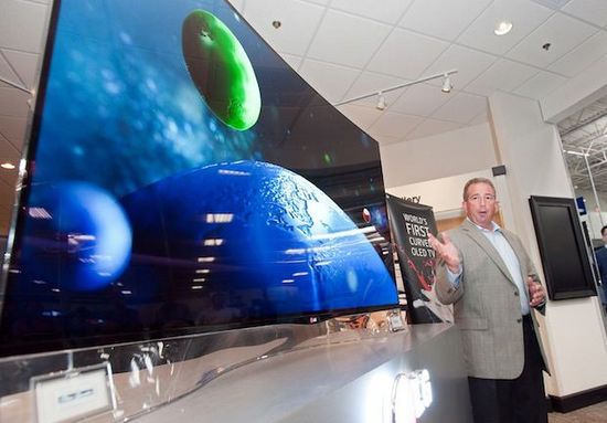 LG Large-Size Oled Display to Be Put Into Mass Production in The Second Half of 2014