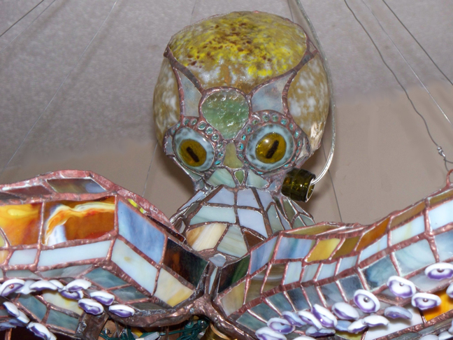 The Inspirational Stained Glass Octopus Chandelier_2