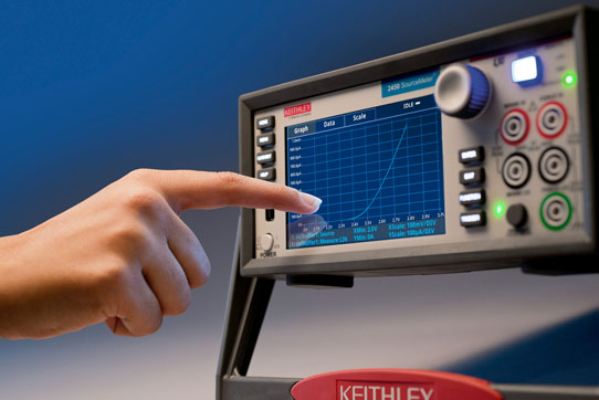 Keithley Introduces SMU Instrument with Interactive Touchscreen Display