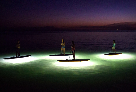 Kayak or Sup Board at Night with The Nocqua LED Light System_3