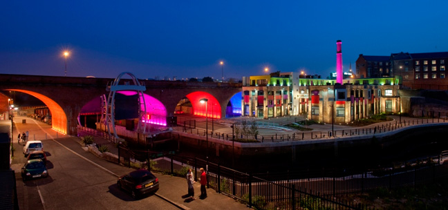 Phillips Lighting Transforms Run-Down Candy Factory with Light