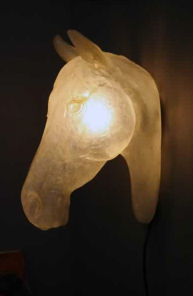 Horse Head Wall Lamp