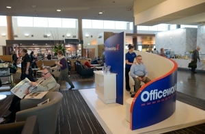 Officeworks Lounges About with Airport Angels