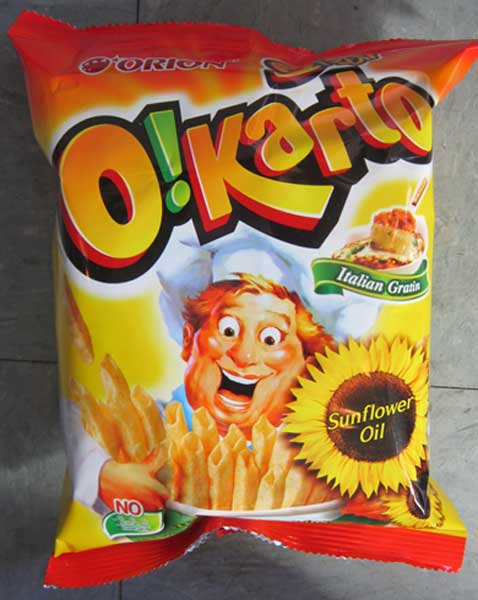 Fukuda Trading Recalls Orion Italian Gratin Flavored Italian Potato Chips