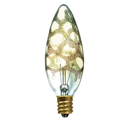 Bulbrite's Crystal Collection: Amber Marble & Ice Light Bulbs