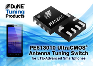 Peregrine Launches Ultracmos Antenna Tuning Switch Optimized for Ultra-Thin Lte-Advanced Smartphones