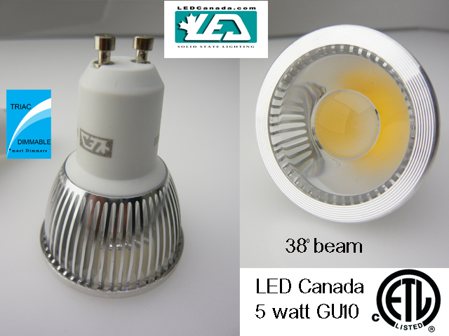LED Canada Releases 5-Watt COB LED Bulbs and Halogen Replacements