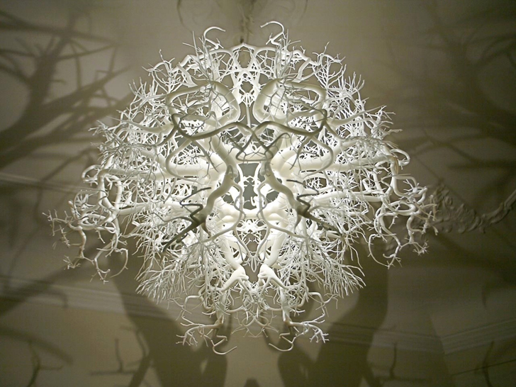 Lights 4 Living Respond to Chandelier That Creates an Indoor Woodland Fairytale_1