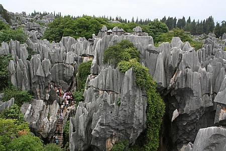 The Famous Stone Forest in Yunnan, China_2