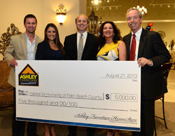Ashley Store Opening in West Palm Beach Supports Habitat