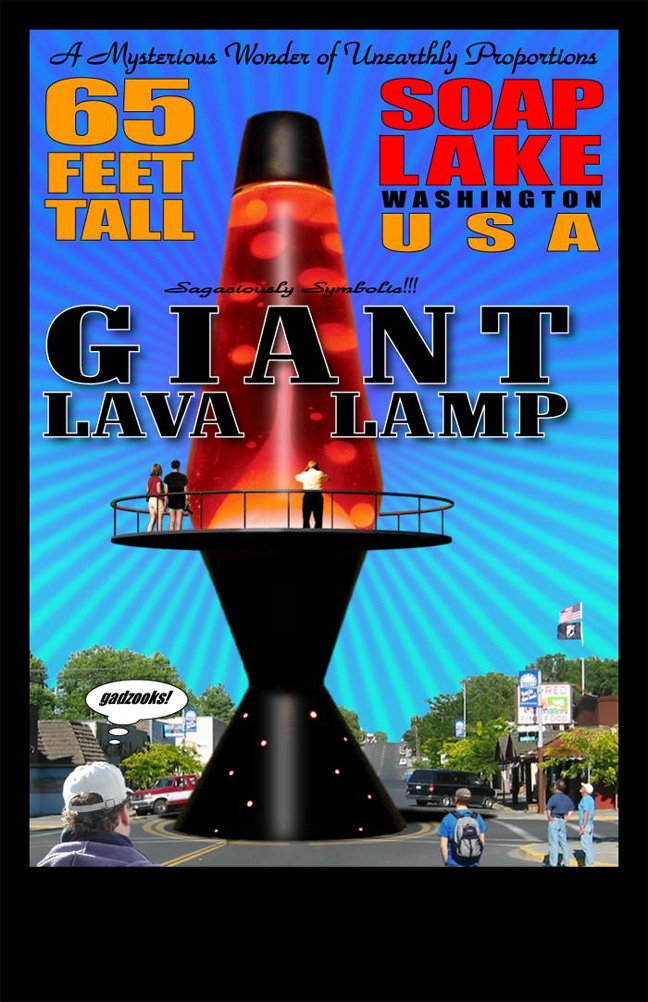 Soap Lake, Washington: World's Largest Lava Lamp