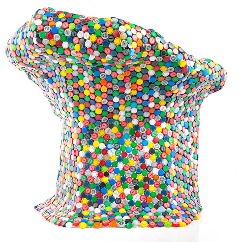 Brc's Capped out Recycled Soda Bottle Cap Chair
