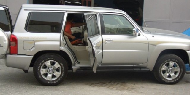 Nissan Patrol Converted for Backseat Driving