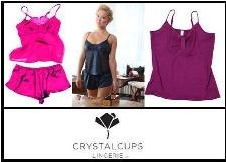 CrystalCups’ Elegant Lingerie with Well