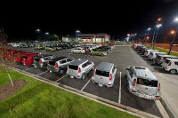 GE Lighting Supplies Evolve Area LED Fixtures for KIA Front Line