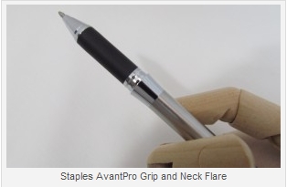 Staples Avantpro Brushed Metal Pen with Silkscribe Ink 1.0mm Review and Giveaway_2